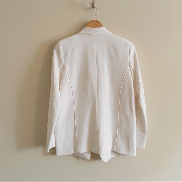 NWT KLS Kimora Lee Simmons Silk Ivory Blazer $1500 - Picture 4 of 8